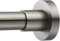 EBOATOP Shower Curtain Rod Tension- Never Rust No Drill Non-Slip Spring Tension Shower Rod, 43-73 inches 304 Stainless Steel, Brushed Nickel