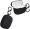 kwmobile Custodia Silicone Cuffie Compatibile con JBL Wave 200TWS Cover - Custodia Porta Auricolari con Moschettone - Case nero