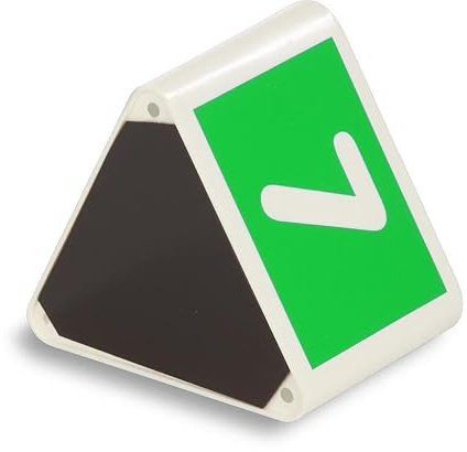 Leitzahlträger-Dachaufsteller magnetisch, stapelbar, wetterfest, mit Wasserablaufloch, Ziffernfolge 1-25, Befestigung Mit Magnet, Grün, Verpackungseinheit: 1 P/25