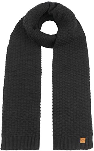 CHILLOUTS Unisex Garrick Scarf Winterschal, Schwarz, Einheitsgröße EU