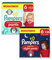 Pampers Night Windeln Pants Größe 6 (15kg+, 138 Stück) Baby-Dry und Windeln Pants Größe 6 (15kg+, 132 Stück) Premium Protection, Maxi mit Stop- und Schutz Täschchen, MONATSBOX