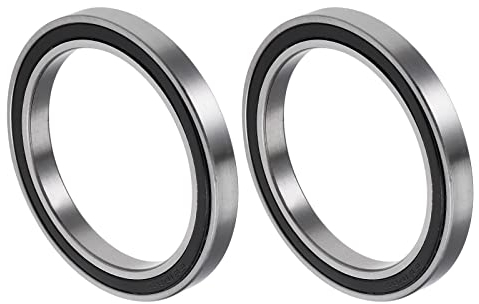 QUARKZMAN 6810-2RS 50x65x7mm Kugellager x 2Stk Chromstahl mit hoher Härte Doppelt versiegelt für Maschinen und Werkzeuge