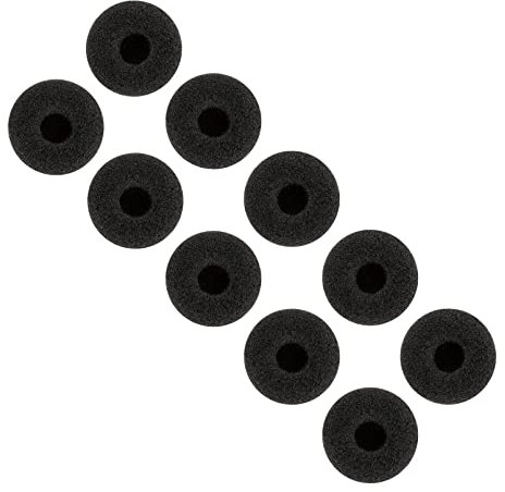 JEUYOEDE Replacement Sponge Covers 18mm Foam Ear for Headphone Earphone MP4 iPhone Ipad Headsets (10pcs)