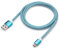 Arduino Official 1M USB Cable [TPX00133] - Eye-Catching White & Teal Design with Durable Nylon Braided Jacket, Aluminum Shell with Logo, Perfect for Your Projects!