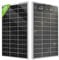 ECO-WORTHY Bifacciale 120 Watt 12 Volt Pannello Solare Monocristallino ad Alta Efficienza Modulo Fotovoltaico di Potenza per RV Marine Rooftop Farm Battery e Altre Applicazioni Off-Grid
