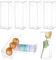 nbeads 30 STK. Transparente Kunststoff-PVC-Box, 4x4x12cm Klare Würfel Geschenkverpackungen Boxen Hochzeit Party Favour Boxen für Süßigkeiten Cookies Kuchen Schokolade Geschenk und Formen