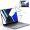 2 Pezzi Pellicola Protettiva Anti Luce Blu per MacBook Pro 16 (2021-2024,M1,M2,M3,M4), Protezione Schermo Laptop per Occhi Pellicola Protettiva Antigraffio per Mac Air 16.2