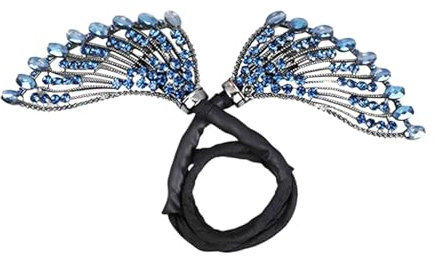 Harilla Haarknoten Haarknoten Stirnband Haarband Elegant Shinning atemberaubende Mode Lazy Hair Curler Haarbänder für Frau Mutter Geschenk, Stil E