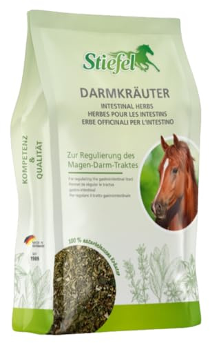 RL24 Stiefel - Darmkräuter geschnitten – 1 x 1000 g Tüte | Ergänzungsfuttermittel für den Magen-Darm-Trakt – 100% naturbelasse Kräutermischung mit Salbei & Melisse