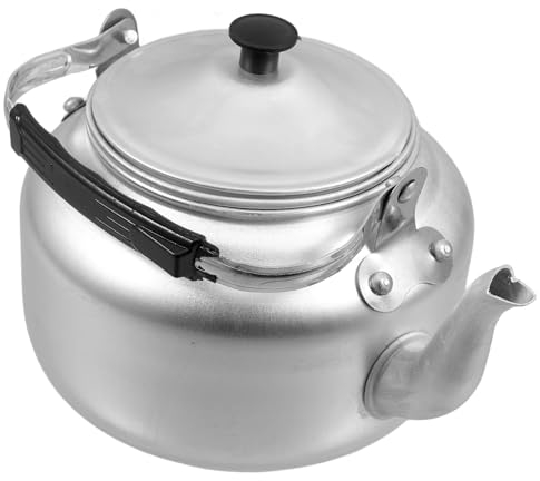 Cabilock Jarra De Té De Aluminio Tetera Con Filtro Hervidor Agua Tetera De Cocina