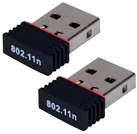 Uikdjgu 2X New Realtek USB Wireless 802.11B/G Lan Card Wifi Network Adapter RTL8188