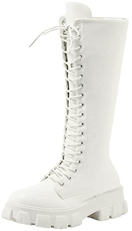 Scarpe Donna Stivaletti Stivali Donna Alti Fino al Ginocchio Texani Donna Stivali Donna Pelle Nera Stivali Texani Donna Estivi Stivaletti Donna Estivi Taglia 43 Stivali Texani