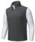 TACVASEN Men's Body Warmer Gilet Outdoor Golf Vest Warm Zipped Pockets Sleeveless Jacket Dark Grey,XL