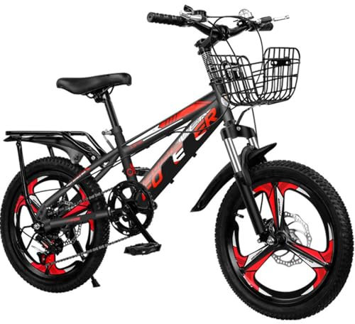 Mountainbike Integriertes Rad 22 Zoll 6 Gang Doppelscheibenbremse Doppelstoßdämpfung Fahrrad Herren und Damen Outdoor Sport Offroad A,20 inches