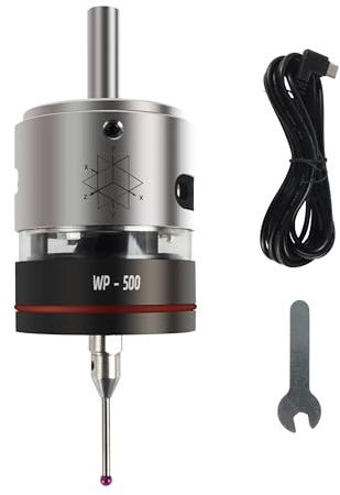 YIDOFENG CNC 3D Touch Probe Finder WP-500,Professional 0.001mm High Accuracy Trigger Finder,Milling Machine Finder Locator Support XYZ Coordinate Stroke,Crafted from tungsten steel and aluminum alloy