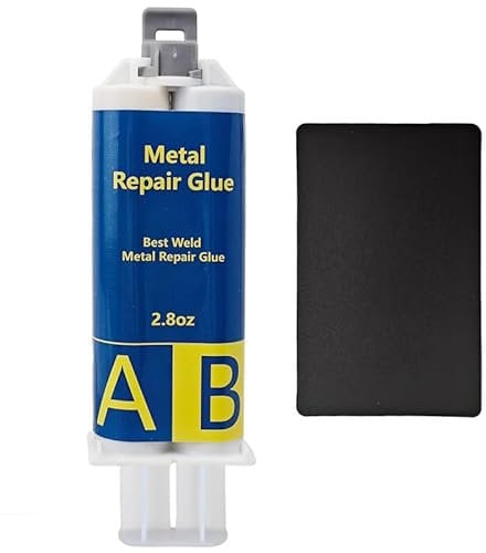 EIGTWEN Colla per metallo, 80 g, colla per metallo, extra forte, metallo liquido, resistente al calore, adatta per la riparazione di crepe superficiali e focolai in metallo, acciaio inossidabile,