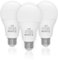 LUTW E27 Screw Bulb, Cool White 6500K, 12W E27 LED Bulb Equivalent to 100 Watts Incandescent Bulb, 1200LM Super Bright Screw in Light Bulbs for Lamps, Non-dimmable, Pack of 3