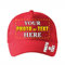 lepni.me Personalisierte Unisex-Kappen mit Text Name Logo Einstellbar Bedruckte Cap für Erwachsene Benutzerdefinierter Hüte mit Schnallenverschluss (Einstellbar Rot Mehrfarben)