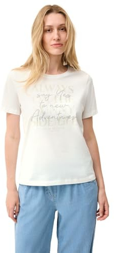 Cecil Damen Shirt mit Wording Artwork