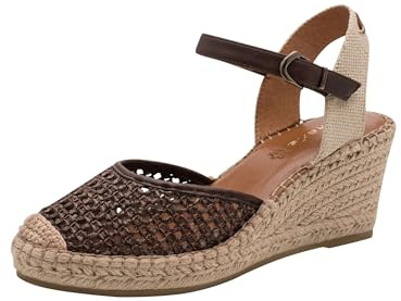 Tamaris Damen Slipper Textil, braun, 40 EU