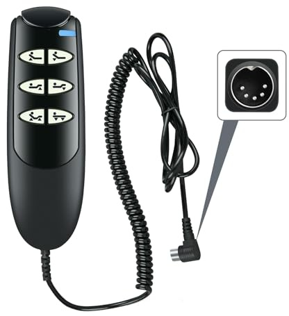 GOUYESHO 15030HC-G - Mando a distancia de 6 botones con 7 pines para camas de hospital eléctricas modelos 15033 y 15235