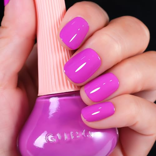 Violet Nail Polish Nail Art Home Salon Long-lasting Finger Purple Nail Art Varnish (Violet -51, 12 ML)