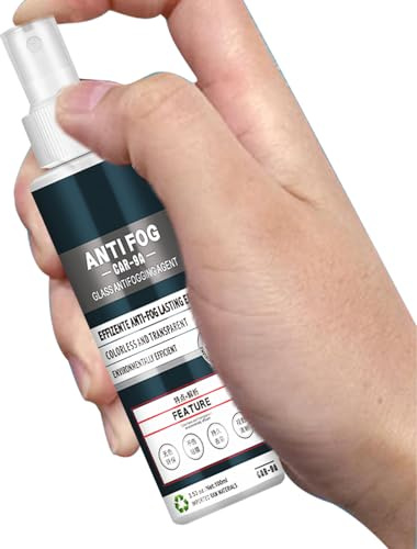 Antibeschlag-Spray für Brillen | 100 ml Antibeschlag-Spray für Fenster | Antibeschlag-Reiniger für Brillen, Brillen, Kopfhörer, Reinigungswerkzeuge für Innenräume und z.B