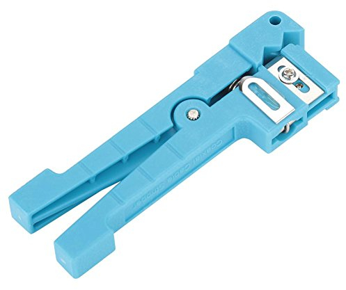 Akozon Fiber Optic Jacket Stripper Fibre Optic Hand Tools Wire Stripper Fibre Optic Cutting Tool Coaxial Cable Stripping Cutter (#2)