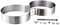 Metalsub Anneaux de bi-bouteille 60 mm inox (18 litres)