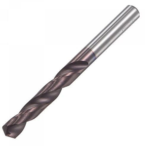 sourcing map 4mm DIN K45 carbure de tungstène AlTiSin revêtu Foret pour acier inoxydable