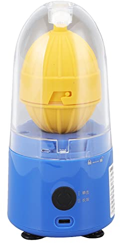 Egg Spinner, Automatic Egg Shaker Scrambler, Egg Yolk and Egg White Mixer with Silicone Bottom Multifunctional Electric Egg Shaker for Egg Puddings, Hard Boiled Eggs Dishwasher Safe