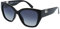 INVU By Swiss Eyewear Group Sonnenbrille Damen Ultra Polarized B2216E, schwarz hochglanz, 54 Donna