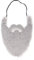 LANTRO JS Gefälschte Bärte Falsche Bärte Halloween Party Gefälschter Bart Kostüm Gesicht Falscher Bart Männlicher Gefälschter Schnurrbart für Party Supplies Grau