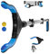 SLAH Pince à litière de 109,2 cm, aide les personnes handicapées, ramasse-litière pour adultes, pliable, rotatif à 360 degrés, aide à atteindre les déchets (109,2 cm, bleu)