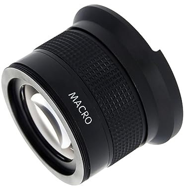 Obiettivo grandangolare da 58 mm 0,35x Fisheye per DSLR e fotocamera digitale da 58 mm, obiettivo grandangolare con messa a fuoco automatica integrata in macro