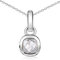 Materia Zirkonia Anhänger Silber 925 Damen quadratisch KA-248-Zirkonia_K141