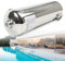 AOAPUMM Edelstahl Schwimmbadheizer 60Kw Edelstahl Schwimmbad Wärmetauscher Pool Wärmetauscher 250 L/Min Poolwasserdurchfluss, 30 L/Min Heißwasserfluss,Schwimmbadwärmetauscher für Poolsystem (60KW)