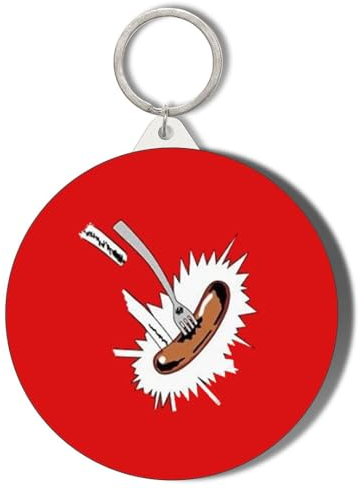 Grange Hill Flying Fork Short Chain Keyring Bottle Opener