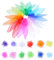 LLOGVLTU Jongliertücher,Square Chiffontuch Jonglieren,Bunte Tanz Tücher,Gymnastiktücher,Spieltücher,Chiffontücher,Zubehör Dekoration zum Spielen Rhythmik Jonglier 12 Stück.