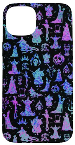 Hülle für iPhone 15 Plus Disney Villains Midnight Silhouetten