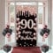 90th Birthday Decorations for Women, Happy 90 Years Old Fabric Sign Poster Rosegold Backdrop Door Banner, 90th Birthday Party Supplies Photo Background Welcome Sign, 180 cm x 90 cm