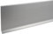 PROVISTON Metall Sockelleiste | 10 x 50 x 2500 mm | Fußleiste Aluminium Wasserfest Robust Rostfrei Langlebig Edelstahloptik Selbstklebend