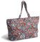 Vera Bradley Hathaway Tote für Damen aus Baumwolle, Marrakesch Zimt, Einheitsgröße