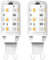 G9 LED Lampen RGBW, AC 230V Stufenlos Dimmbar mit Fernbedienung, 4 Modi 13 Farben, Helligkeit einstellbar 1%-100%, Fernsteuerung G9 Intelligent LED Glühbirne, 2er Pack