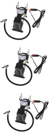 Gatuida Lot De 3 Pompes À Air Portables À Gonflage Rapide Pour Voiture D'air Électrique 16 Cylindres Pour Voiture Vélo Sport