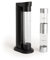 CREATE/SODA MAKER STUDIO/Wassersprudler 1L Schwarz + Doppelflasche 500ml + 350ml / Keine CO2-Flaschen enthalten, kohlensäurehaltig in 4 Schritten, BPA-freie Flasche, keine Stecker