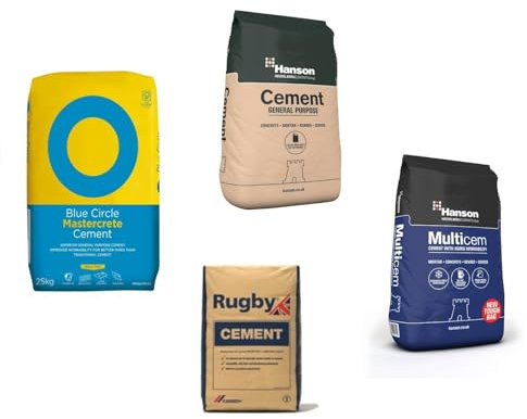 CEMENT General Purpose Cement, 25kg, Waterproof, Pack of 10