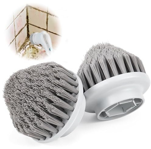Infreecs Spin Power Lot de 2 brosses de rechange pour appareil de nettoyage Synoshi, têtes de brosse coniques pour Synoshi, brosse de nettoyage électrique, pour nettoyer l'évier, la salle de bain