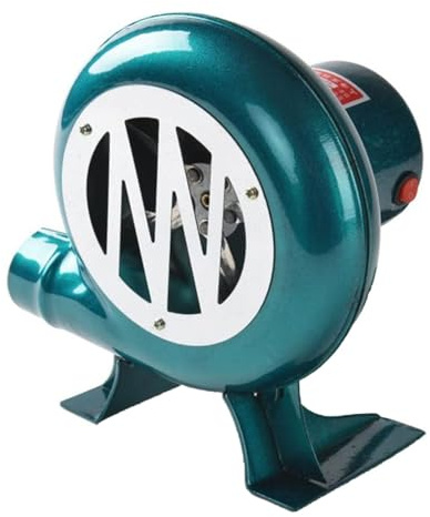 Manual Barbecue Fan Variable Speed Electric Blower - 220V Low Noise Coal Forge Blower, Hand Crank Forge Blower, Fire Starter Flame Exciter(40W)