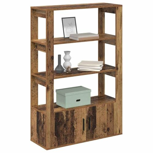 vidaXL Sideboard Old wood 30 x 80 x 119.5 cm Engineered wood, Living Room Storage, Rectangular Modern Sideboard, Minimalist Cabinet, Indoor Furniture, Elegant Organizational Solution